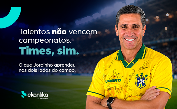 Jorginho, tetracampeão mundial em 1994, mostra por que talento individual não garante performance de equipe. Entenda o que forma um time vencedor